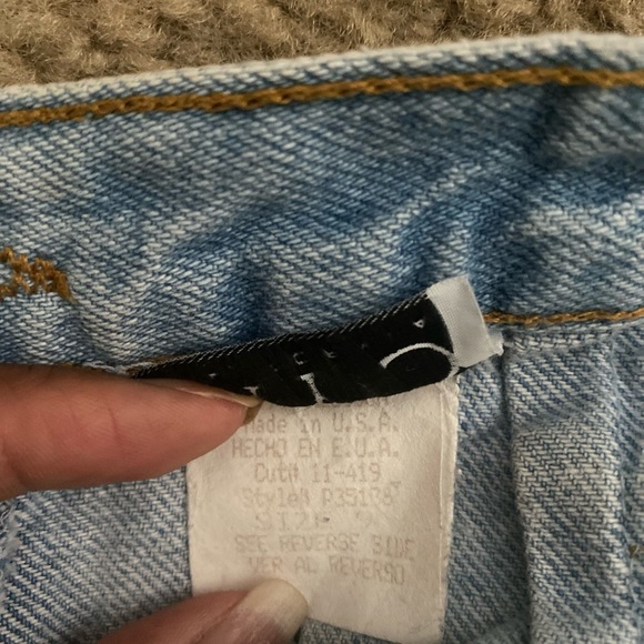 Denim  Vintage Maxi skirt size 9 - Picture 3 of 6